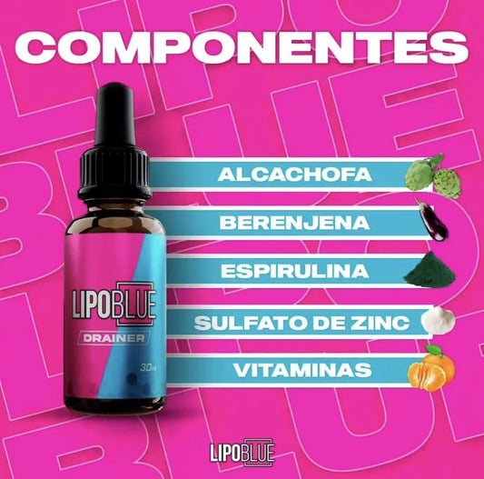 LipoBlue Gotas Adelgazantes Drenadoras