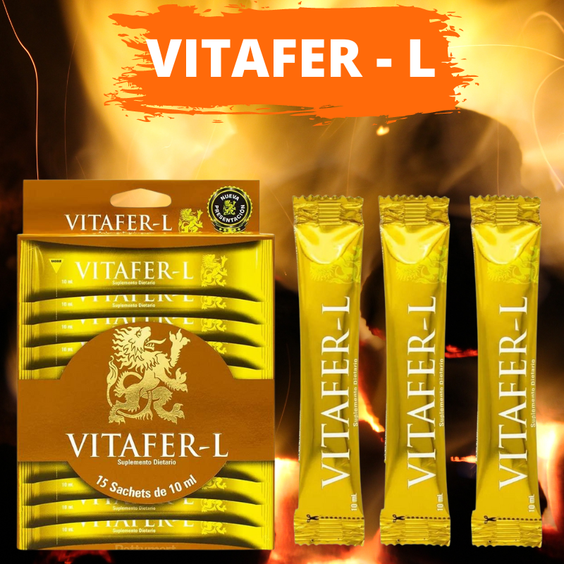 Vitafer-L Gold Men Multivitamin Enhancer para hombres y mujeres 15 Sachets